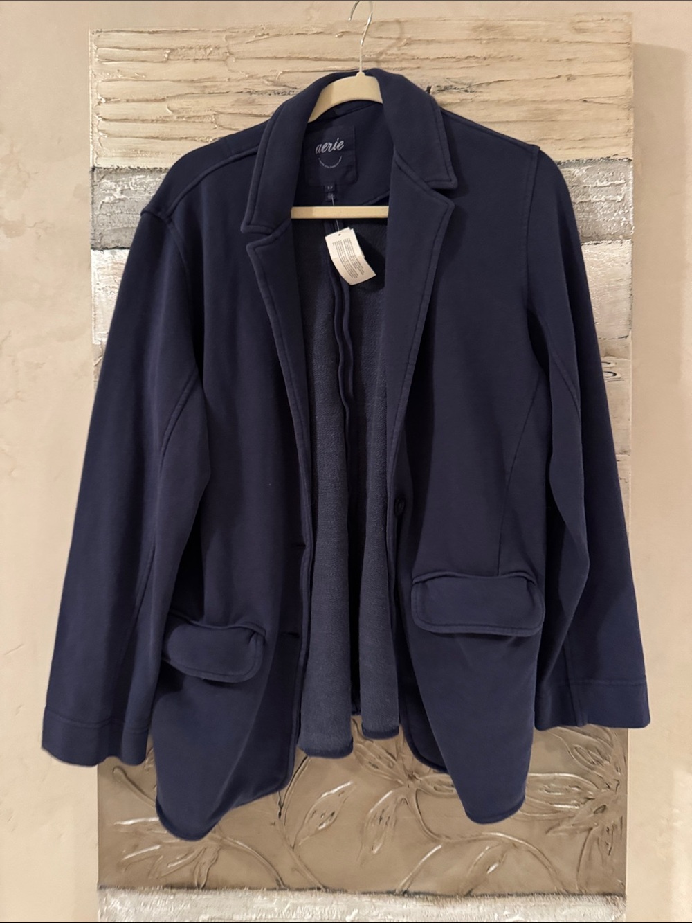 MWT American eagle sweatshirt like blazer casual jacket